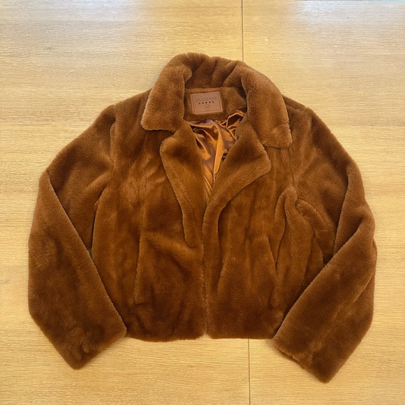 Blank NYC Brown Teddy Jacket - Picture 2 of 6